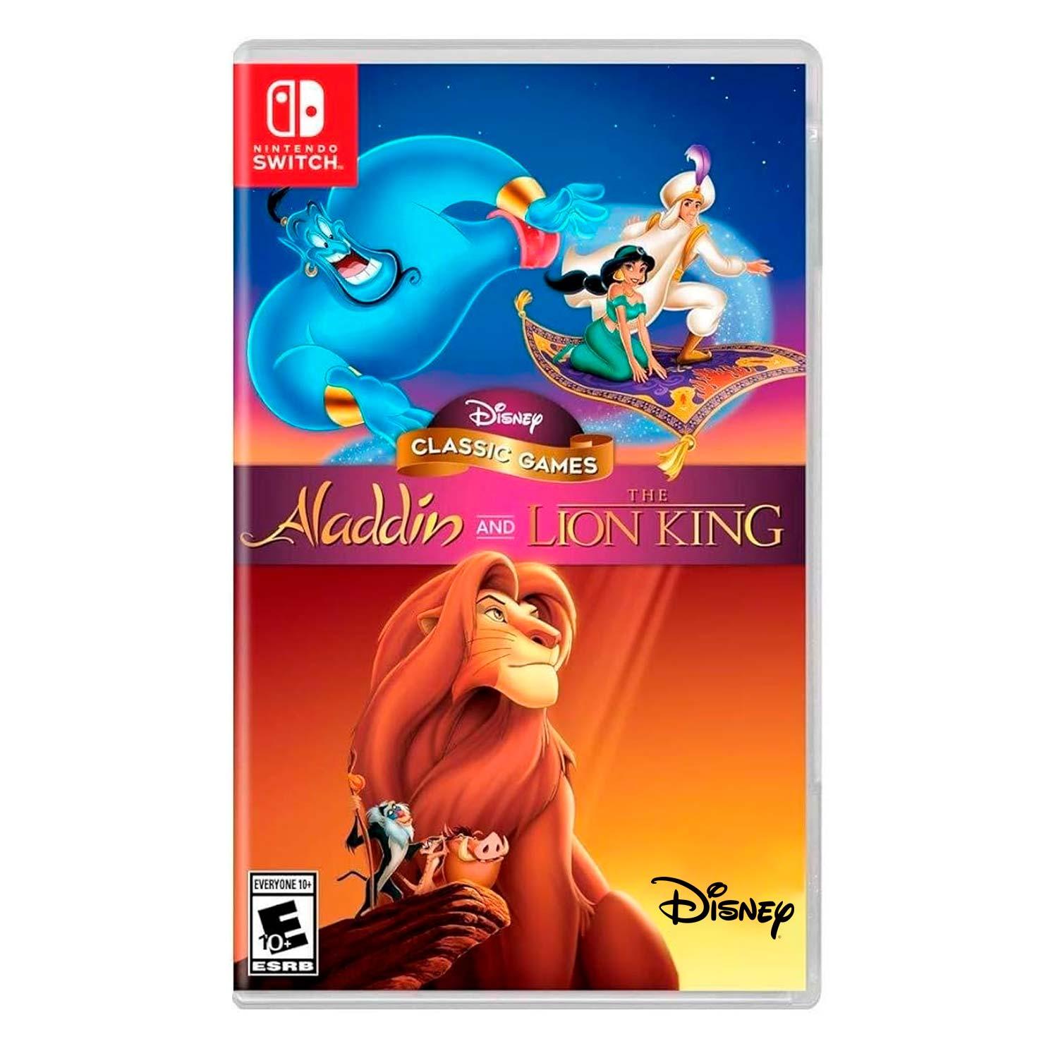 Juegos Clásicos De Disney: Aladdin Y El Rey León Juego Para Nintendo Switch