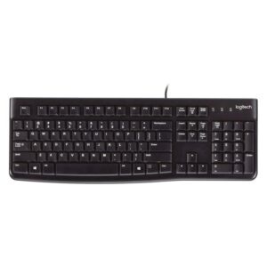 Teclado En Inglés Logitech K120 920-002478 - Negro