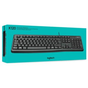 Teclado En Inglés Logitech K120 920-002478 - Negro - Imagen 3