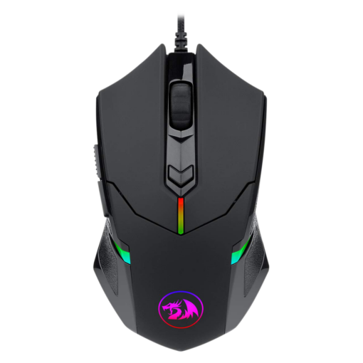 Mouse Para Juegos Con Cable Redragon Centrophorus 2 M601-rgb De 7200 Dpi, Color Negro