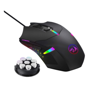Mouse Para Juegos Con Cable Redragon Centrophorus 2 M601-rgb De 7200 Dpi, Color Negro - Imagen 4