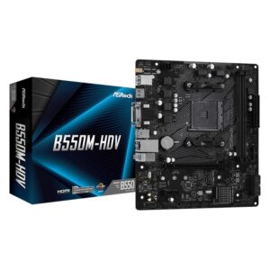 Placa Madre Asrock B550m-hdv Oc Ddr4 Socket Am4 Chipset Amd B550 Micro Atx