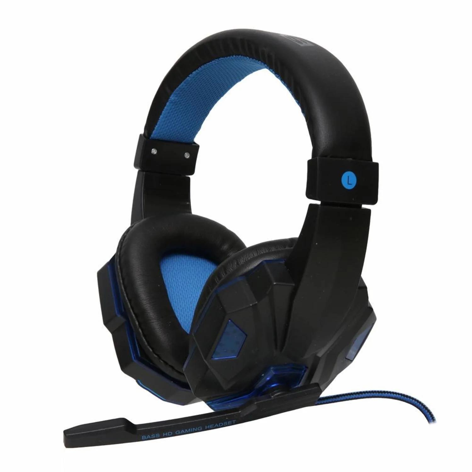 Auriculares Para Gamers Usb P2 Satellite Ae-327a - Azul