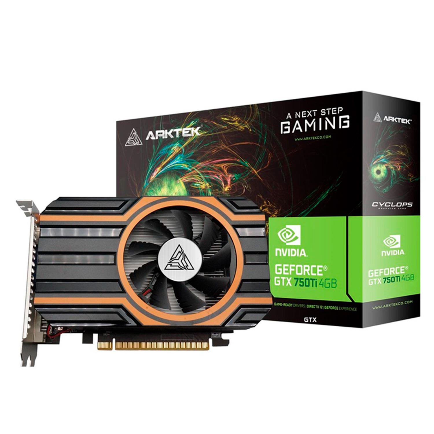 Tarjeta De Video Arktek Nvidia Geforce Gt 750ti 4gb Gddr5 - Akn750tid5s4gh1