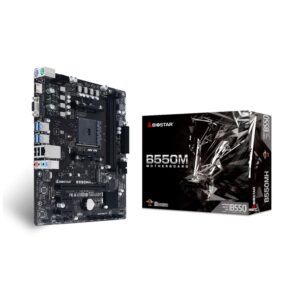 Placa Madre Biostar B550mh Socket Am4 Chipset Amd B550 Ddr4 Micro Atx