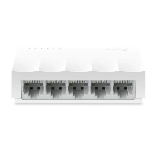 Conmutador Concentrador Gigabit De 5 Puertos Y 100 Mbps Tp-link Ls1005, Color Blanco