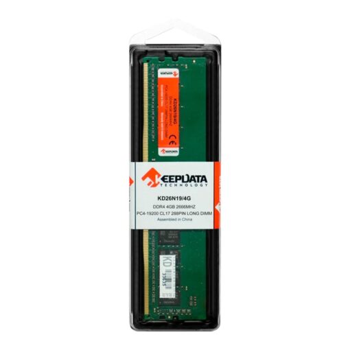 Memoria Ram Keepdata Ddr4 De 4 Gb Y 2666 Mhz: Kd26n19/4g