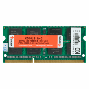 Memoria Ram Keepdata Ddr3l De 4 Gb Y 1600 Mhz Para Notebook Kd16ls11/4g