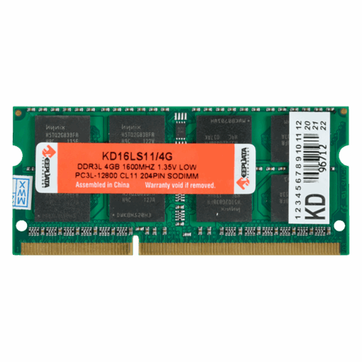 Memoria Ram Keepdata Ddr3l De 4 Gb Y 1600 Mhz Para Notebook Kd16ls11/4g