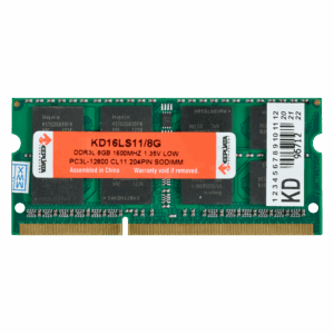 Memoria Ram Keepdata Ddr3l De 8 Gb Y 1600 Mhz Para Notebook: Kd16ls11/8g