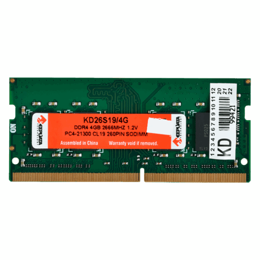 Memoria Ram Para Notebook Keepdata Ddr4 De 4 Gb Y 2666 Mhz Kd26s19/4g