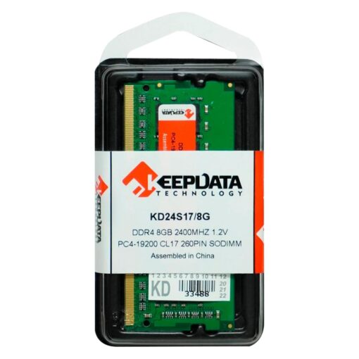 Alternative view of Memoria Ram Para Notebook Ddr4 De 8 Gb Y 2400 Mhz De Keepdata : Kd24s17/8g