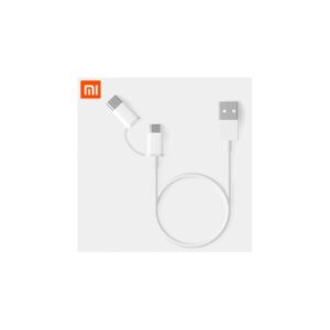 Cable Micro Usb + Usb C Xiaomi Sjx02zm 1 Metro / 2 En 1 - Blanco - Imagen 3