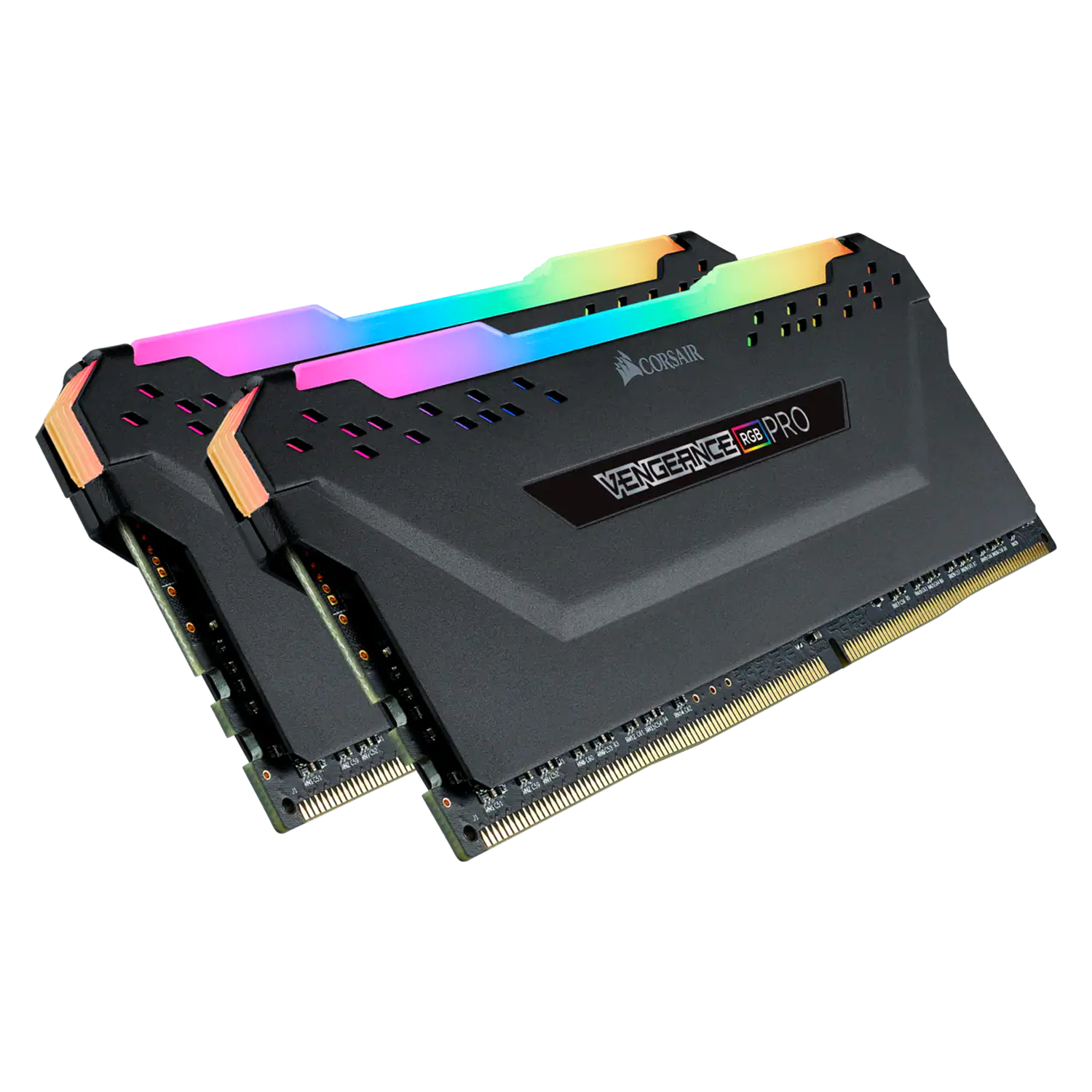 Alternative view of Memoria Ram Corsair Vengeance Rgb Pro Blk De 64 Gb (2 X 32 Gb) Ddr4 De 3200 Mhz - Negro Cmw64gx4m2e3200c16