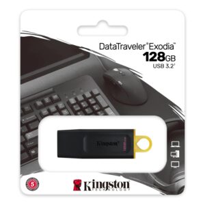 Unidad Flash Usb 3.2 Datatraveler Exodia De 128 Gb De Kingston - Dtx/128 Gb - Imagen 3