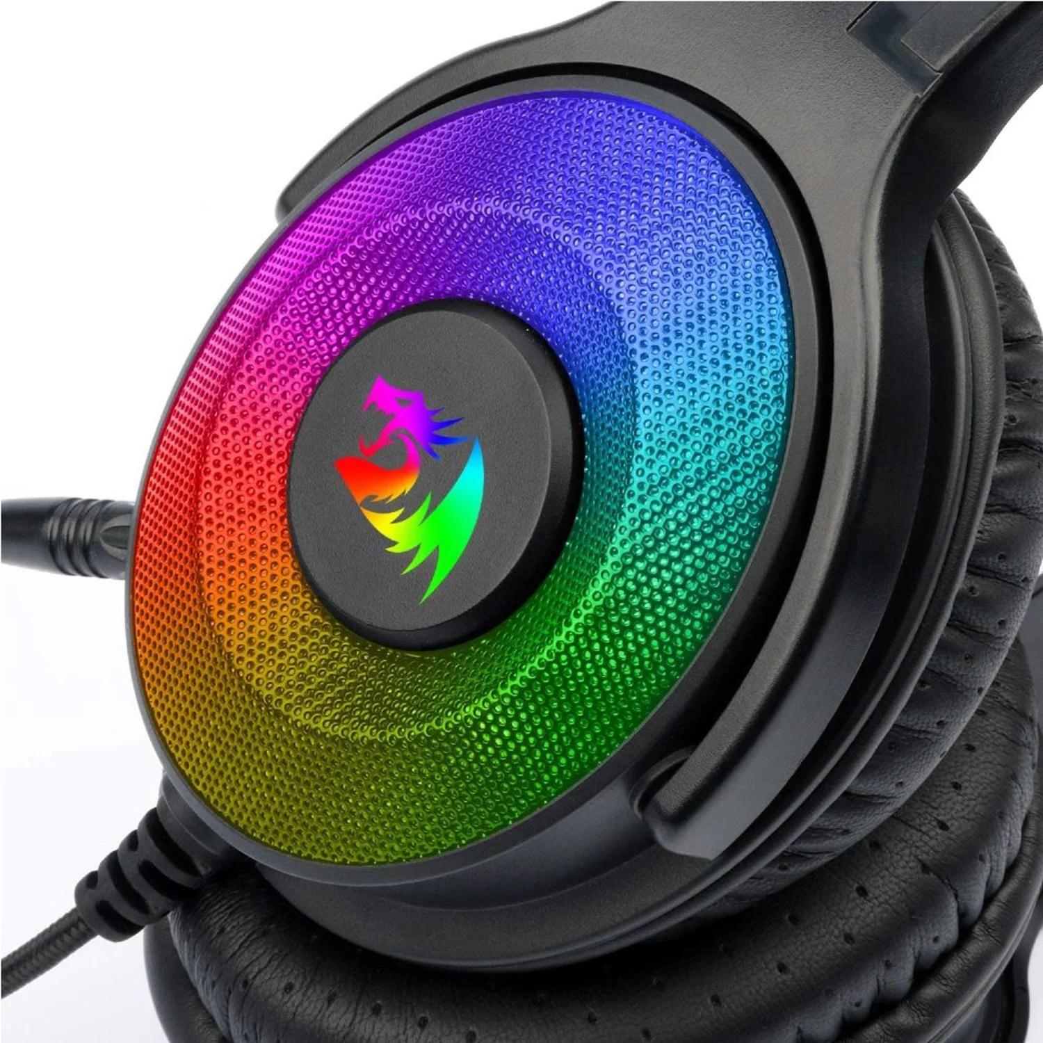 Alternative view of Auriculares Para Juegos Usb Redragon Pandora 2 H350rgb-1 - Negro