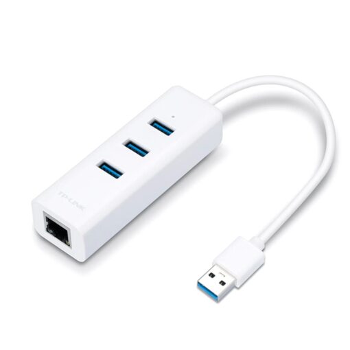 Adaptador Usb 3.0 De 3 Puertos Tp-link Ue330, Color Blanco