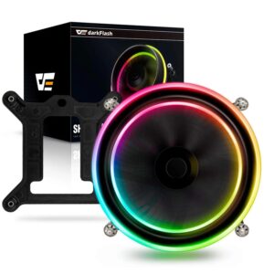 Aparato De Calor Para Cpu Darkflash Shadow (pwm + Fantasy) - Imagen 2