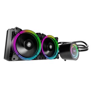 Water Cooler Con Procesador Darkflash Tr240, Color Negro