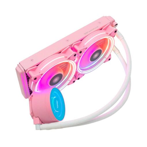 Alternative view of Water Cooler Con Procesador Darkflash Tr240, Color Rosa