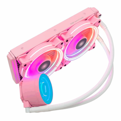 Alternative view of Water Cooler Para Procesador Darkflash Dx240, Color Rosa