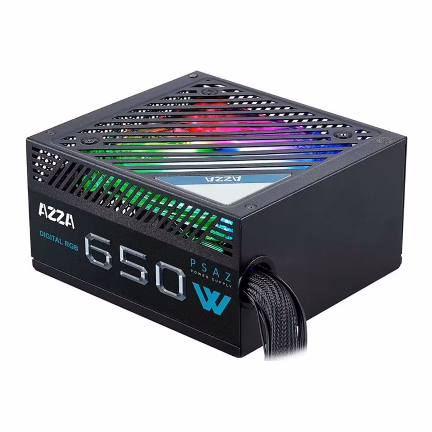 Alternative view of Fonte Azza Atx 650w / 80plus / Bronze / Argb