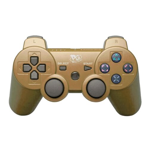 Control De Juego Doubleshock Para Ps3 - Dorado