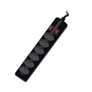 Regleta Satellite A-r04 / 6 Tomas / Norma Brasil - Negro