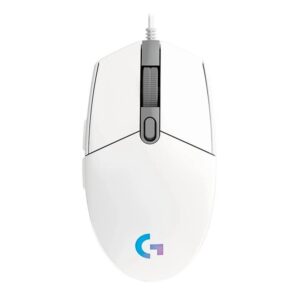 Mouse Para Juegos Rgb Usb Logitech G203 Lightsync 910-005794 De 8000 Dpi, Color Blanco