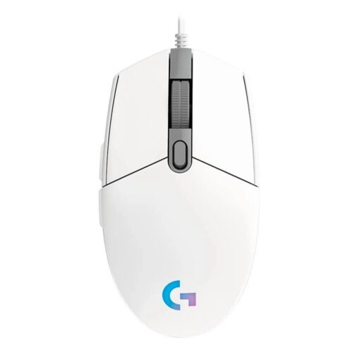 Mouse Para Juegos Rgb Usb Logitech G203 Lightsync 910-005794 De 8000 Dpi, Color Blanco
