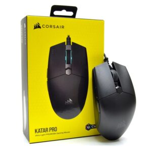 Mouse Con Cable Corsair Katar Pro Rgb De 12400 Ppp, Color Negro Ch-930c011-na - Imagen 6