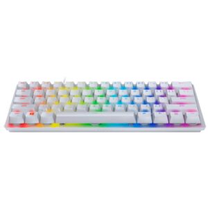 Teclado Razer Huntsman Mini Rz03-03390400-r3m1 Rgb Con Interruptores En Rojo, 60 % De Resolución, Color Blanco - Imagen 2
