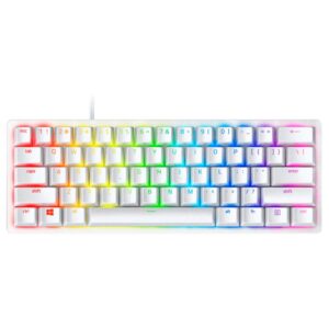 Teclado Razer Huntsman Mini Rz03-03390400-r3m1 Rgb Con Interruptores En Rojo, 60 % De Resolución, Color Blanco - Imagen 3