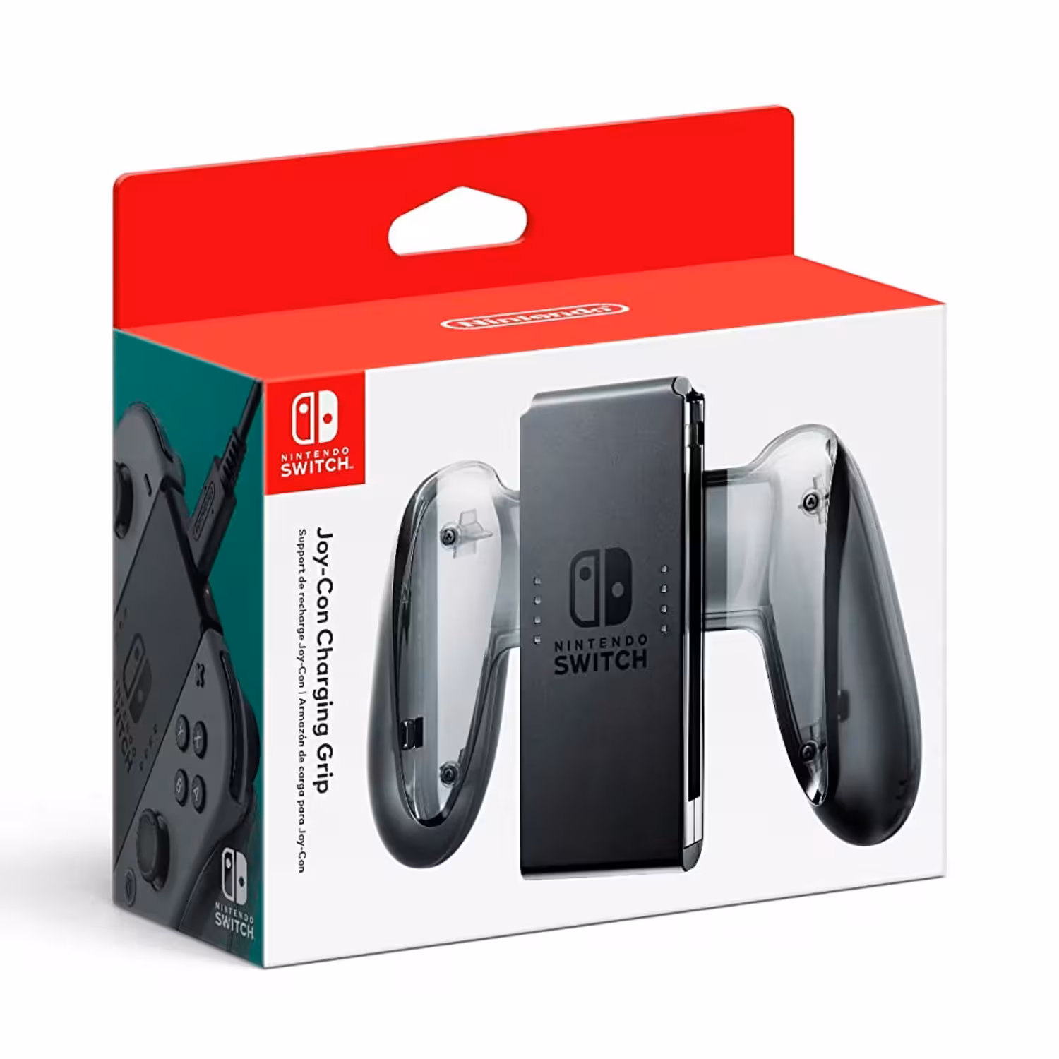 Alternative view of Joy-con Charging Grip Para Nintendo Switch - Grey (045496430511)