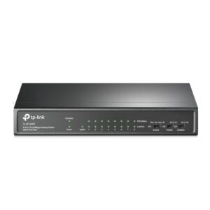 Switch Poe+ De 9 Puertos Y 100 Mbps Tp-link Tl-sf1009p, Color Negro - Imagen 2
