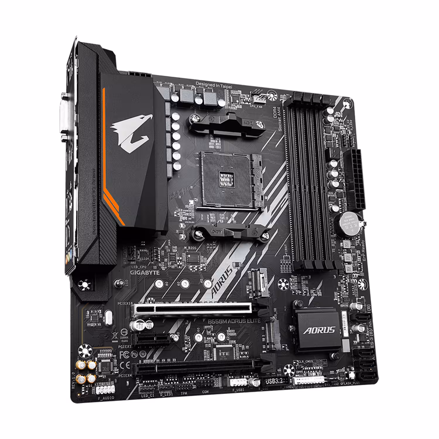 Alternative view of Placa Madre Gigabyte B550 B550m Aorus Elite V2/ Soquete Am4/ 4xddr4 Oc