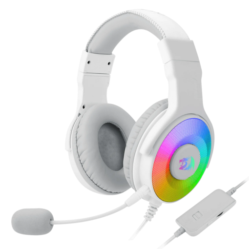Auriculares Para Juegos Usb Redragon Pandora H350w-rgb - Blanco