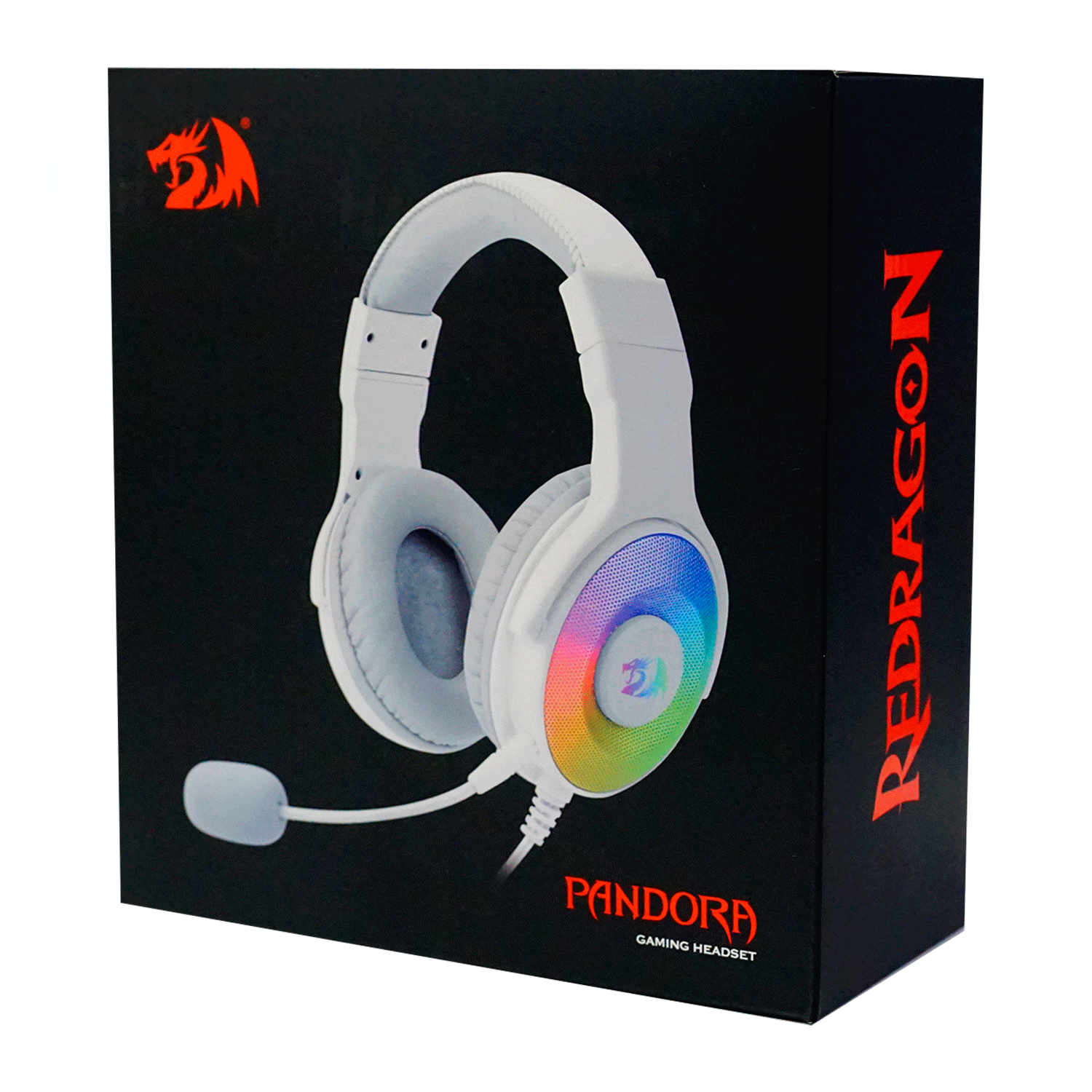 Auriculares Para Juegos Usb Redragon Pandora H350w-rgb - Blanco - Imagen 3