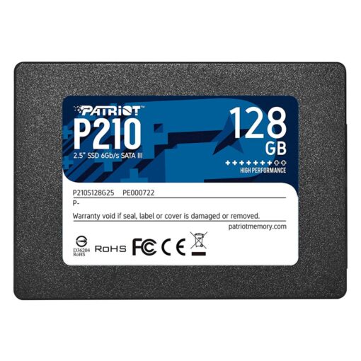 Unidad De Estado Sólido Patriot P210 De 128 Gb Y 2,5" Sata 3.0 - P210s128g25