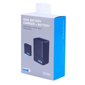 Cargador Doble Para Gopro Hero 7 Aadbd-001 + 1 Batería - Negro - Imagen 6