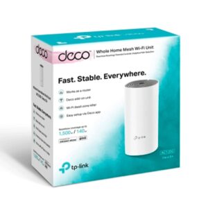 Sistema Wifi En Malla Para Toda La Casa Tp-link Deco E4 Ac1200, 1 Unidad, Color Blanco - Imagen 6