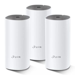 Sistema Wifi En Malla Para Toda La Casa Tp-link Deco E4 Ac1200 De 3 Unidades, Color Blanco