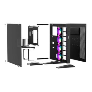 Gabinete Arktek F925 - Negra - Imagen 3