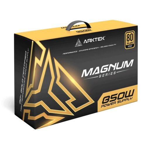 Fuente De Alimentación Atx Arktek 850w / 80plus Gold / 110-220v - (ak-atx850wg)