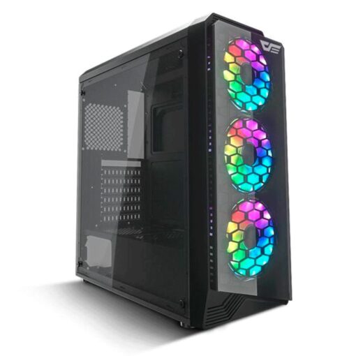 Gabinete Darkflash Water Square 5, Color Negro
