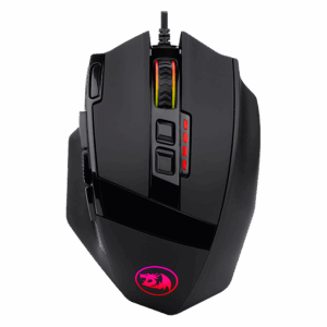 Mouse Para Juegos Usb Redragon Sniper M801-rgb De 12400 Dpi, Color Negro