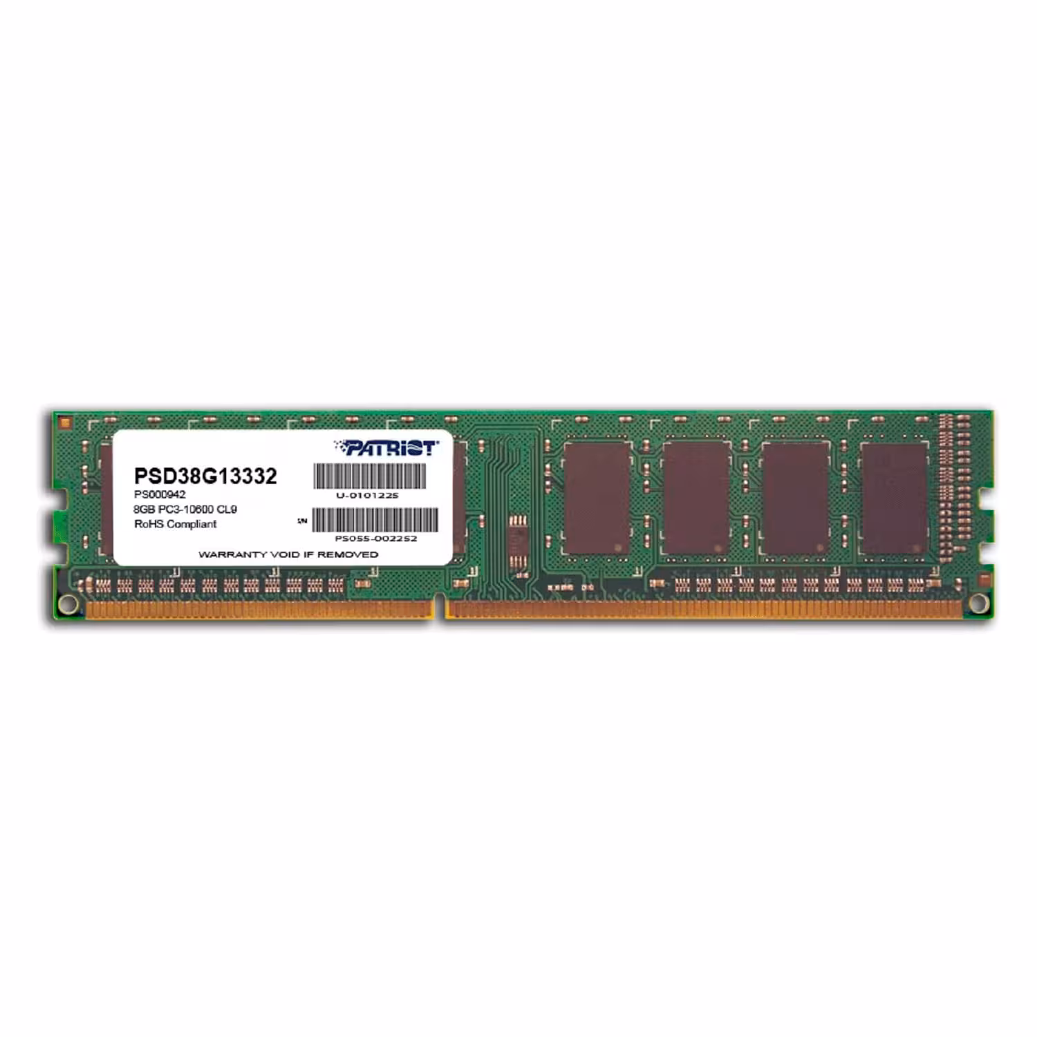Memoria RAM Patriot Signature 8GB DDR3 1333 MHz - PSD38G13332
