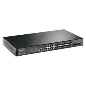 Conmutador Concentrador Tp-link Tl-sg3428 Gigabit Sfp Jetstream De 1000 Mbps Y 24 Puertos, Color Gris - Imagen 4