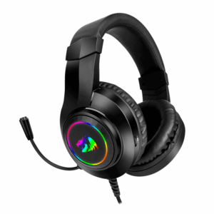 Auriculares Para Juegos Con Adaptador Usb De 3,5 Mm Redragon Hylas H260-rgb P2, Color Negro