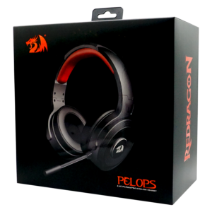 Auriculares Inalámbricos Para Juegos Redragon Pelops H818 - Negro Y Rojo - Imagen 7